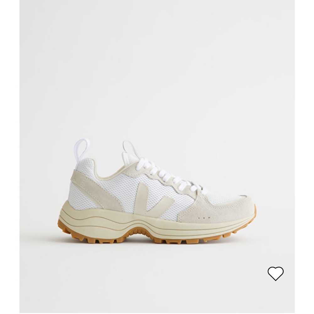 Veja White Venturi Sneakers (White/ Beige EUR 38/ US 7)